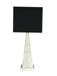 'Pyramid' Alabaster Table Lamp in the Manner of Pierre Chareau