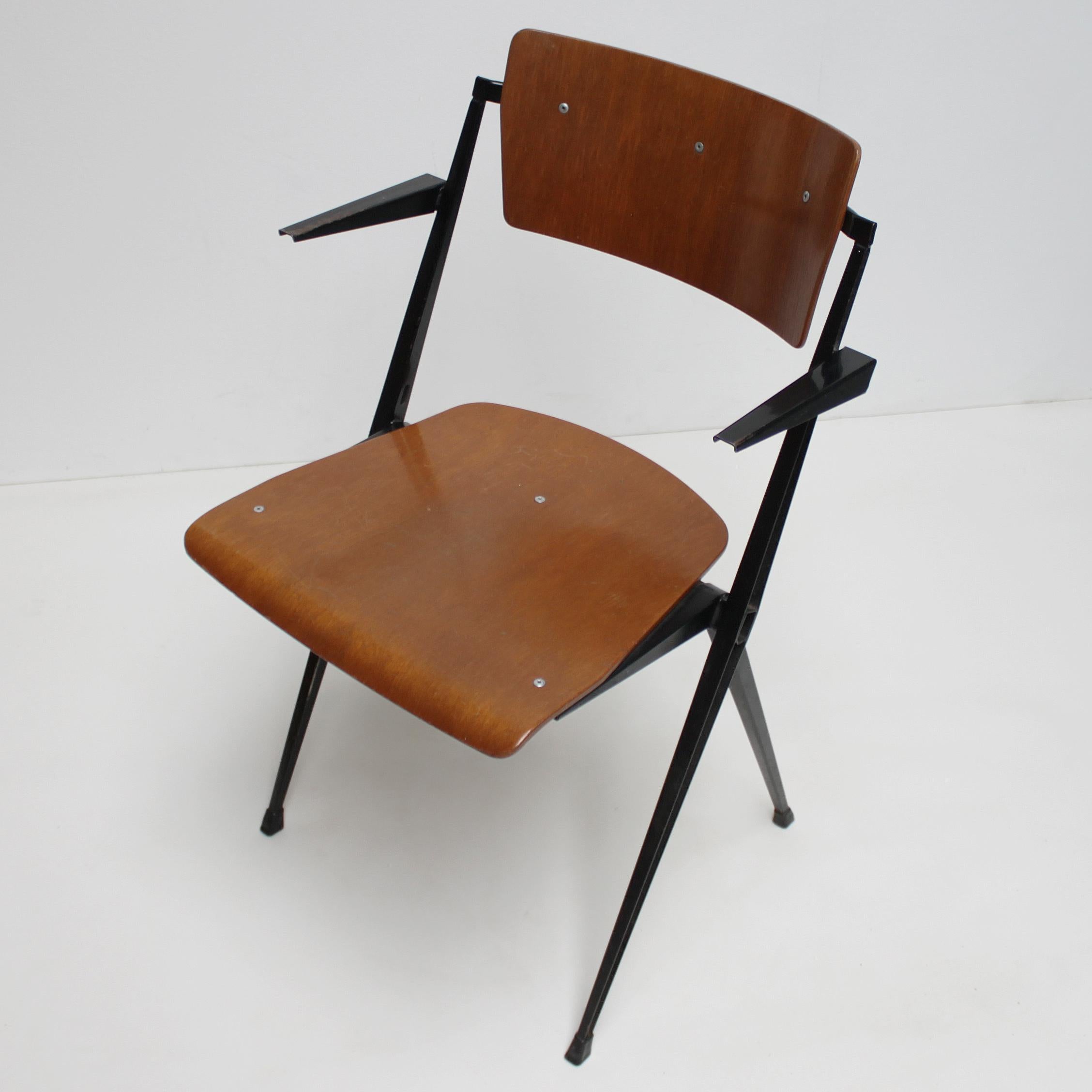 Pyramid Armchair by Wim Rietveld for De Cirkel For Sale 2