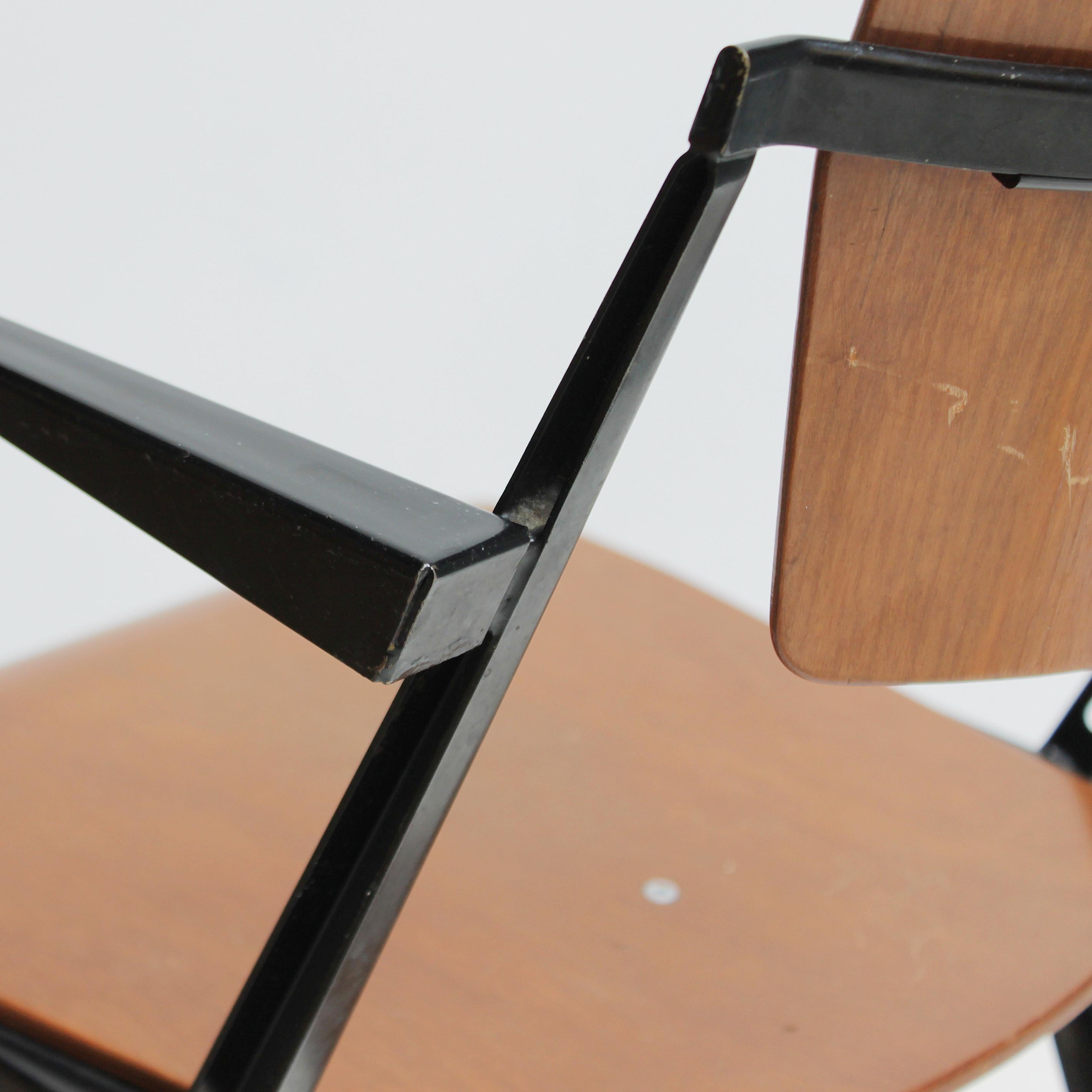 Pyramid Armchair by Wim Rietveld for De Cirkel For Sale 4