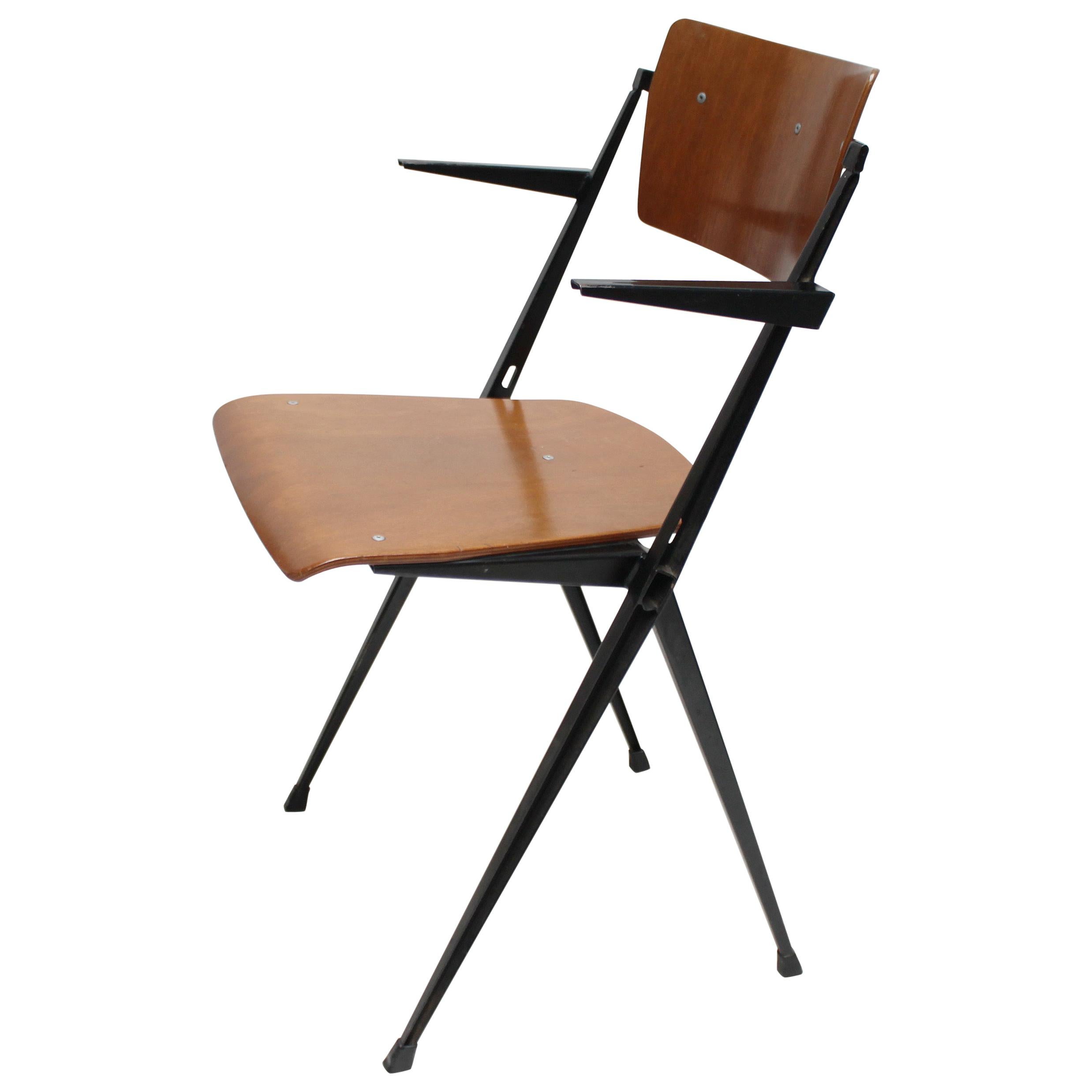 Pyramid Armchair by Wim Rietveld for De Cirkel For Sale