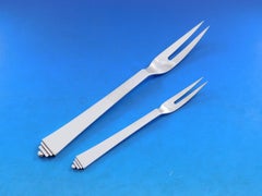 Pyramid by Georg Jensen Sterling Silver Flatware Set 6 Service 56 pieces Dinner