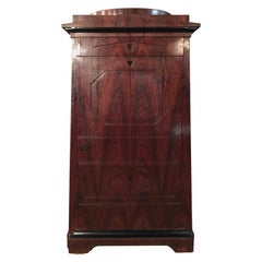 Pyramid Cabinet shelve in antique Biedermeier Style Mahogany veneer