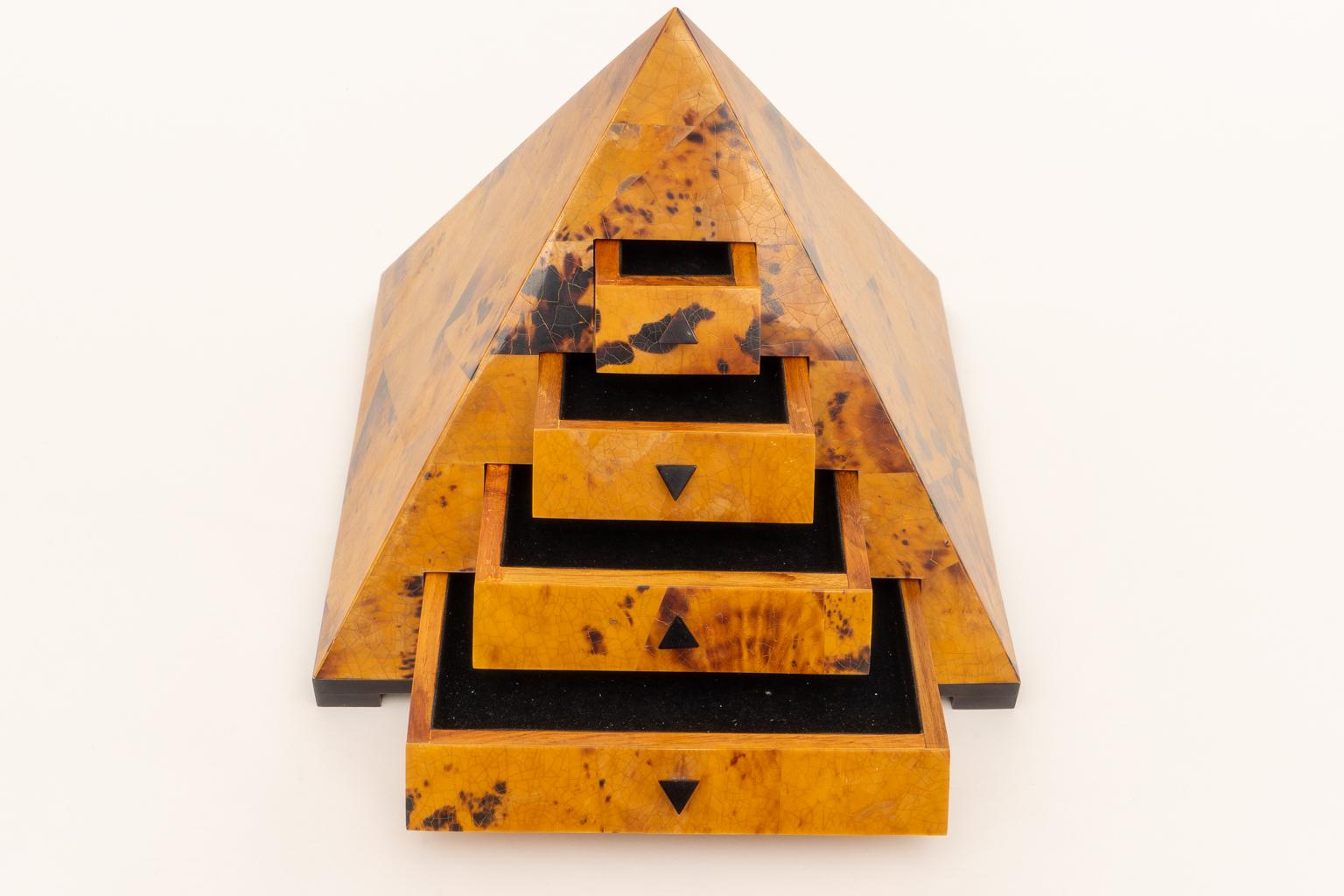 Philippine Pyramid Form Jewelry Box