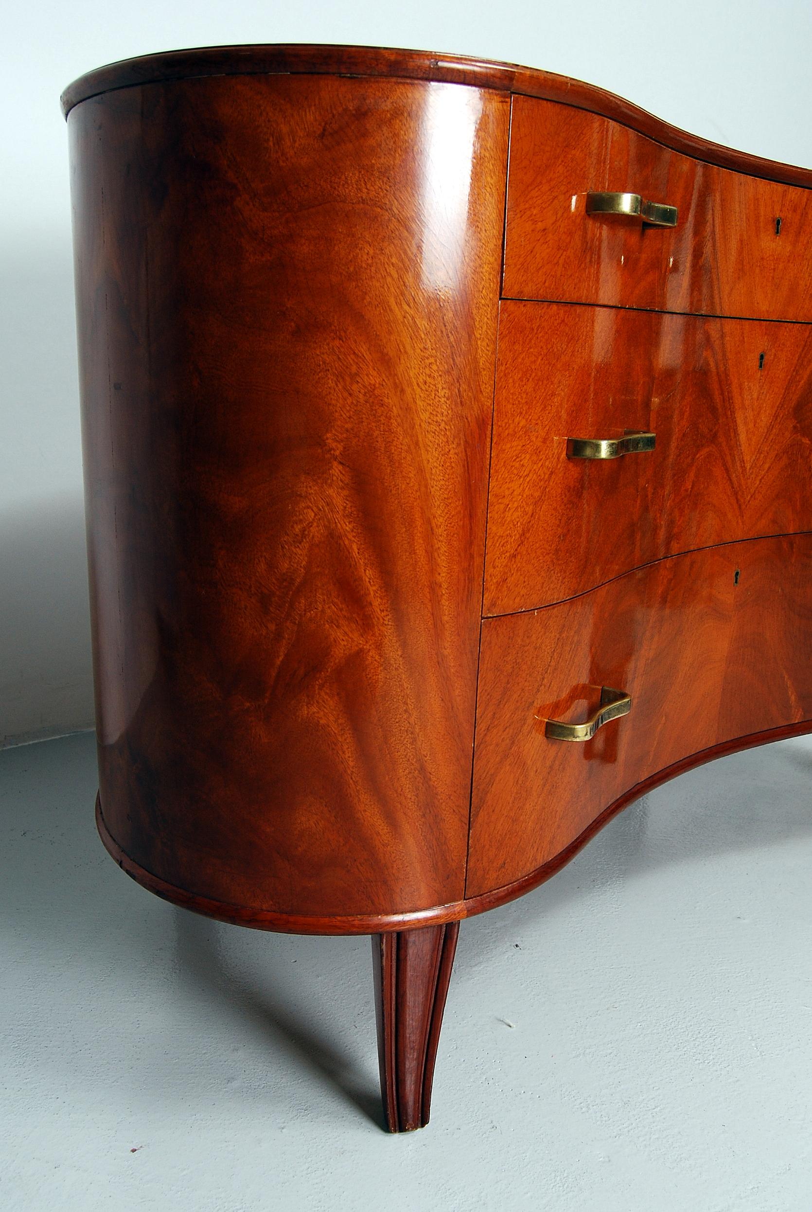 Chest of Drawers by Axel Larsson for SMF Bodafors Sweden, 1940s In Good Condition In Stockholm, SE