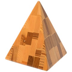 Pyramid Sculpture by Pino Pedano