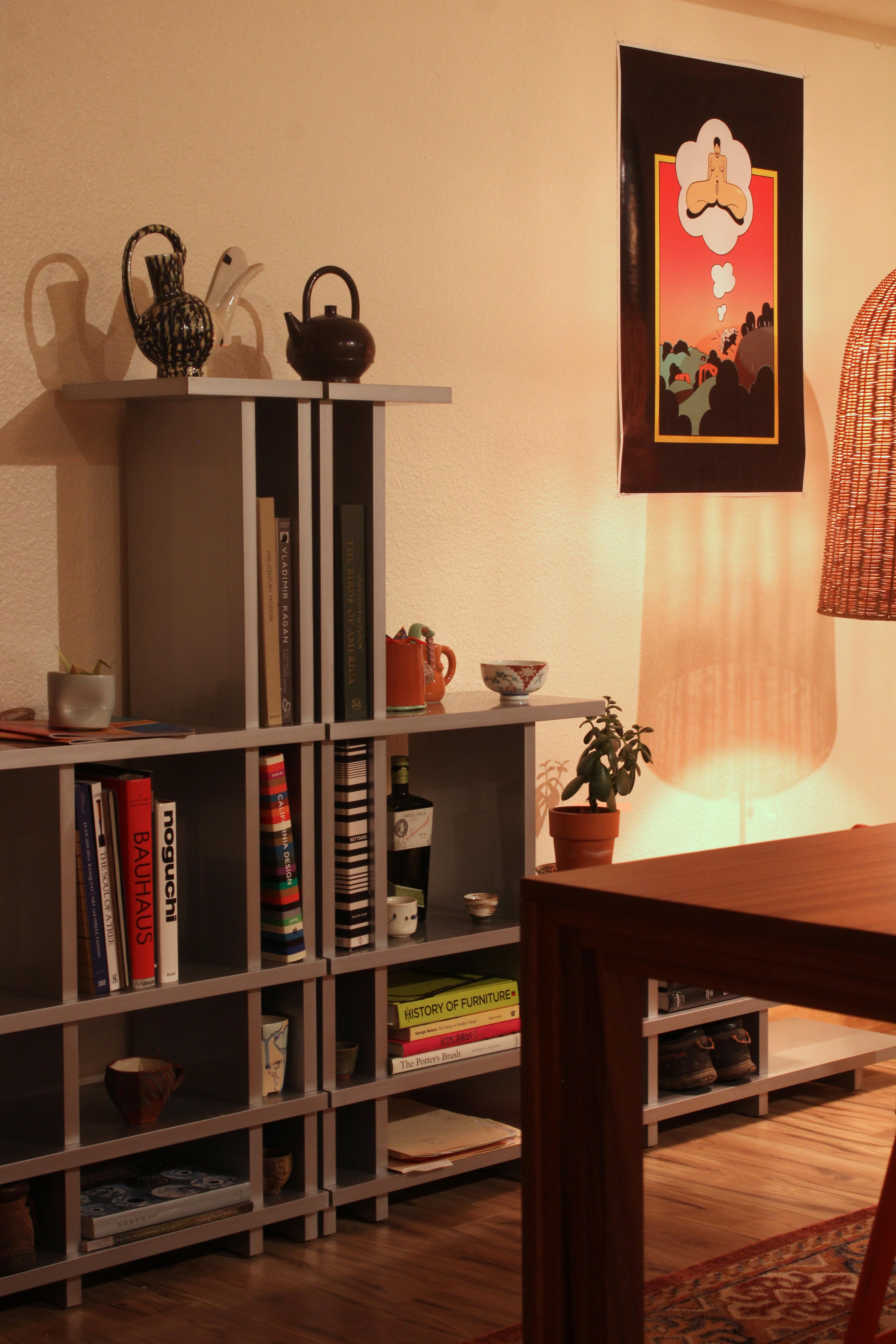 American Pyramid Shelf by Greg Palombo. Inspired by Shiro Kuramata For Sale
