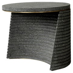 Pyramid Stone Side Table by ATRA