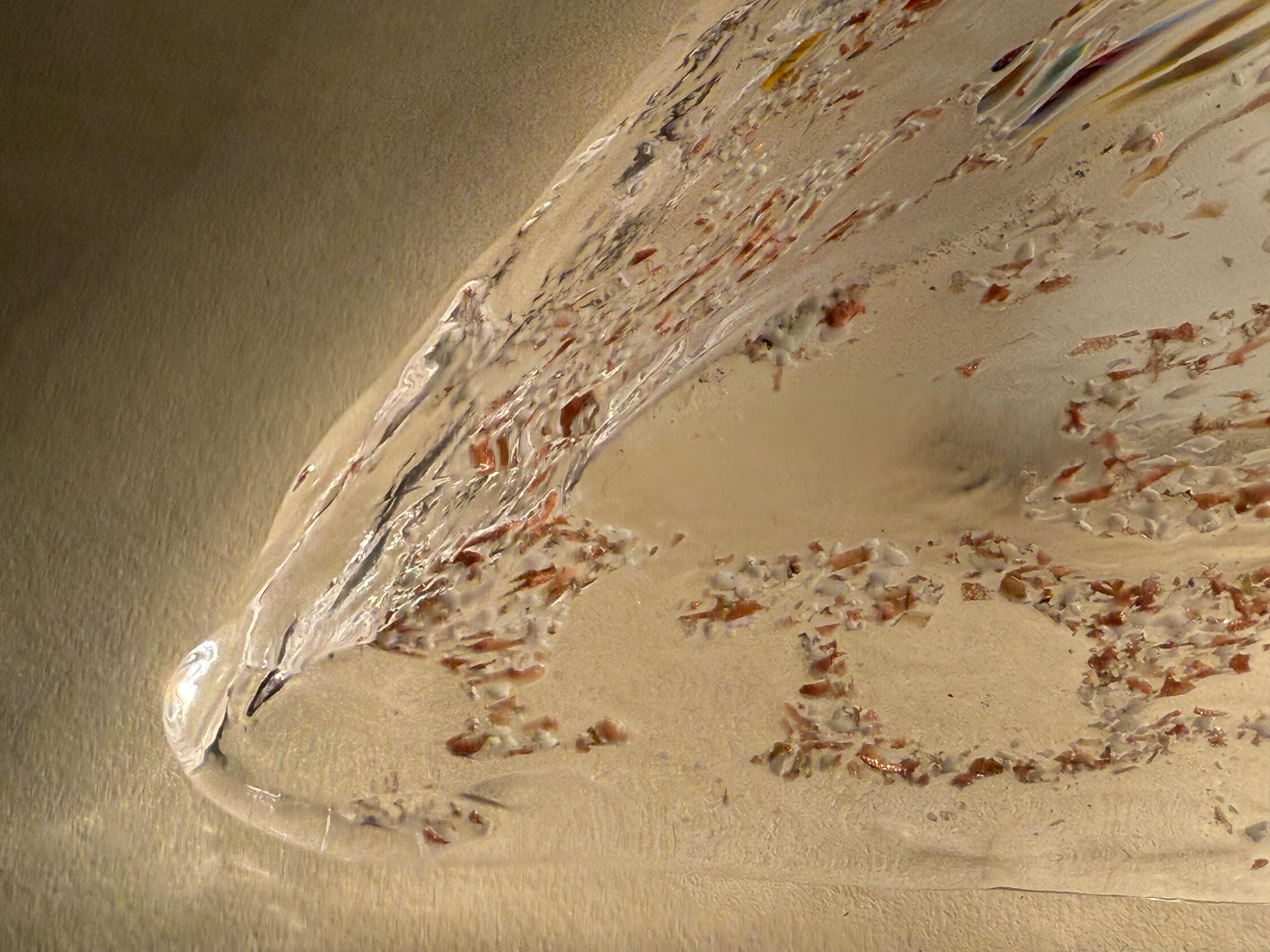 Pyramide Wand- oder Deckenleuchte aus Murano Glas im Angebot 5