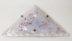 Murano Glass Pyramid Lamp by La Murrina, Modern Design, Italy, 1980s