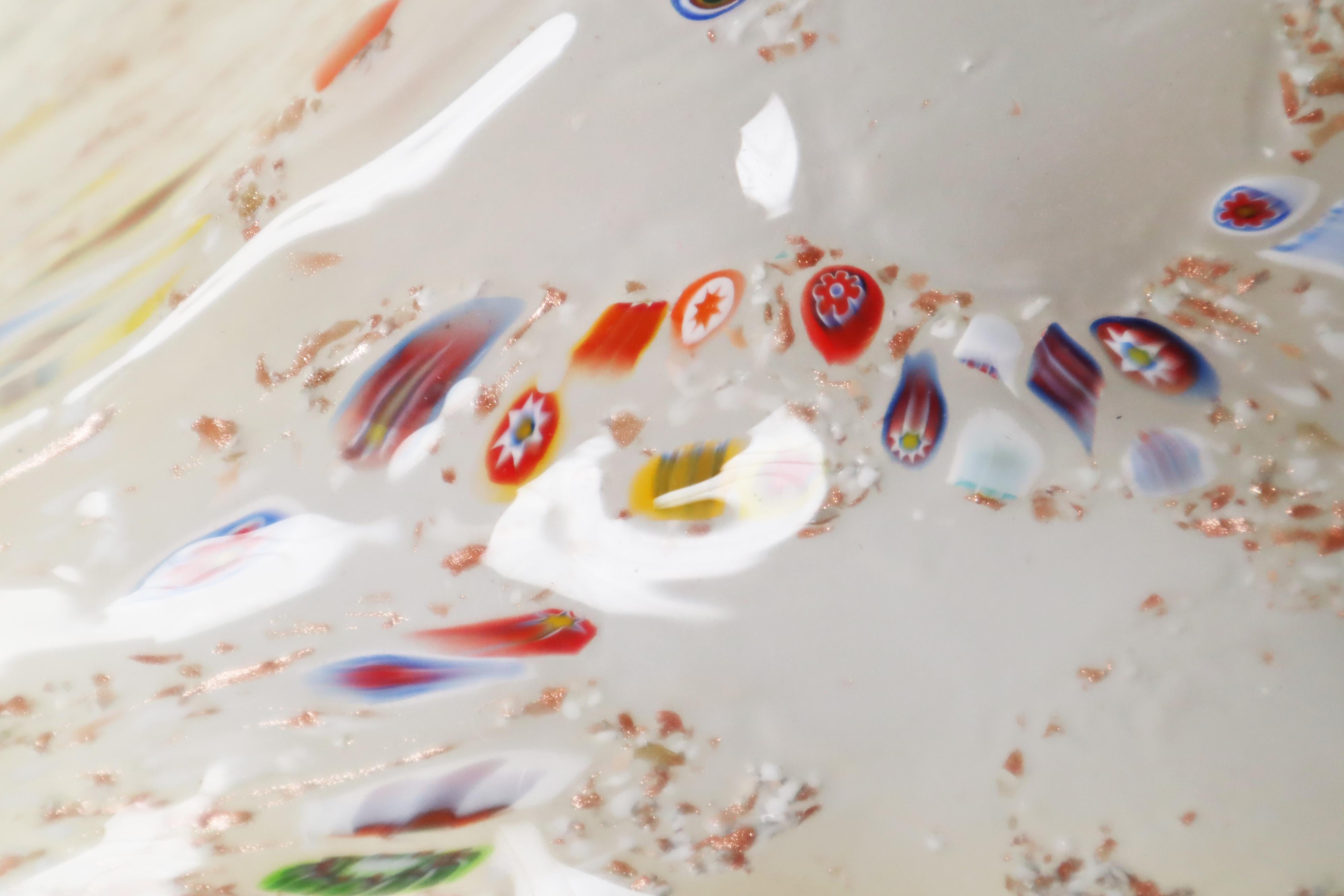 Pyramide Wand- oder Deckenleuchte aus Murano Glas (Maschinell gefertigt) im Angebot