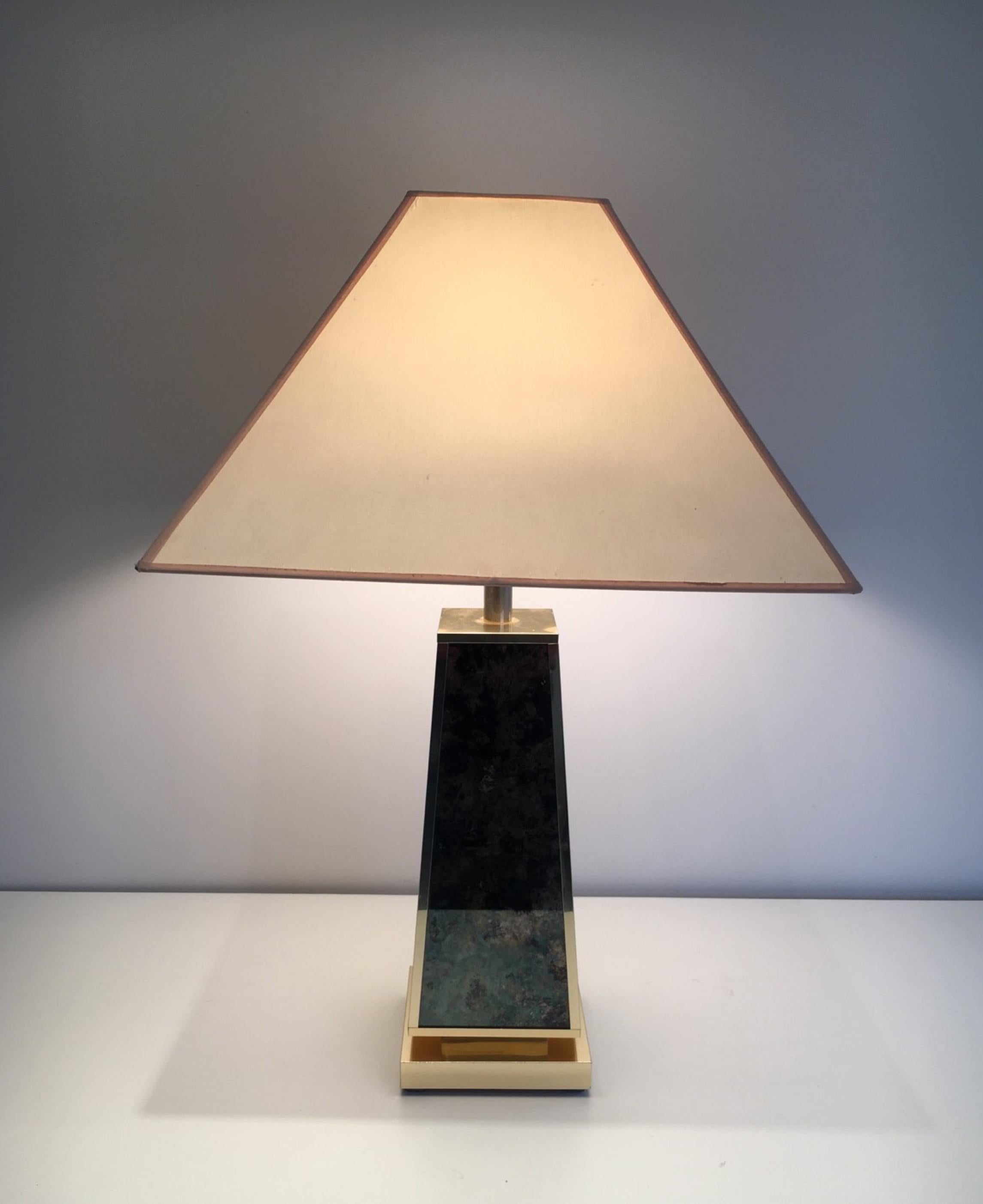 Mid-Century Modern Pyramidal Lamp, circa 1970