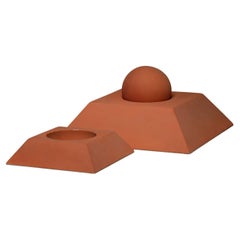 Used Pyramidal Modular Terracotta Sculpture, Italy, 1970s