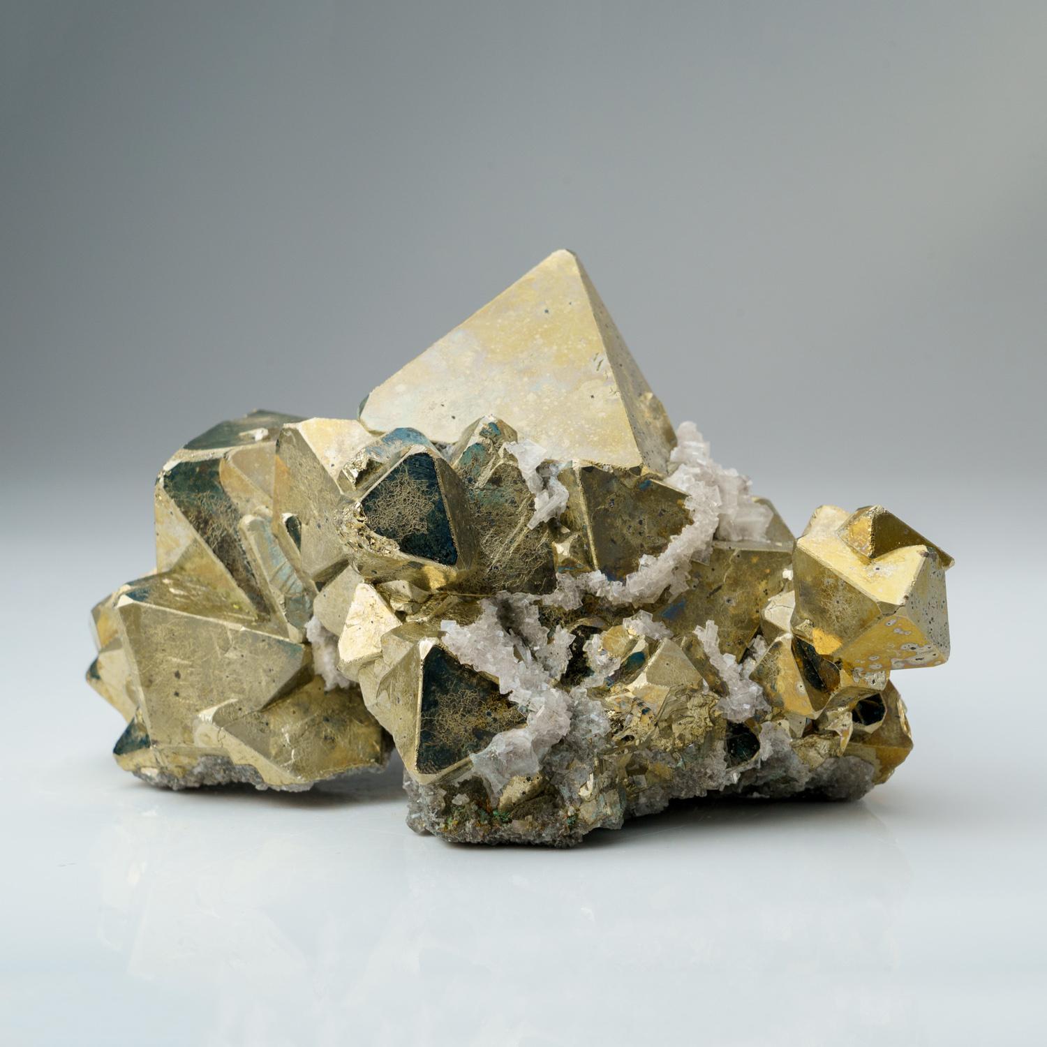 Pyramidal Pyrite from Quiruvilca District, La Libertad Department, Peru For Sale 1