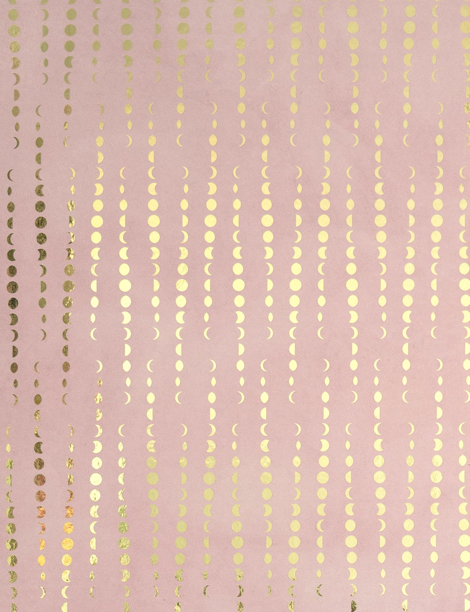 Pyramide du Soleil Metallic Typ Ii Wandteppich in Morgen ''Gold und Rosa'' (Nordamerikanisch)