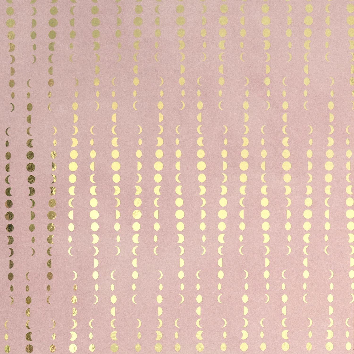 Pyramide du Soleil Metallic Typ Ii Wandteppich in Morgen ''Gold und Rosa''