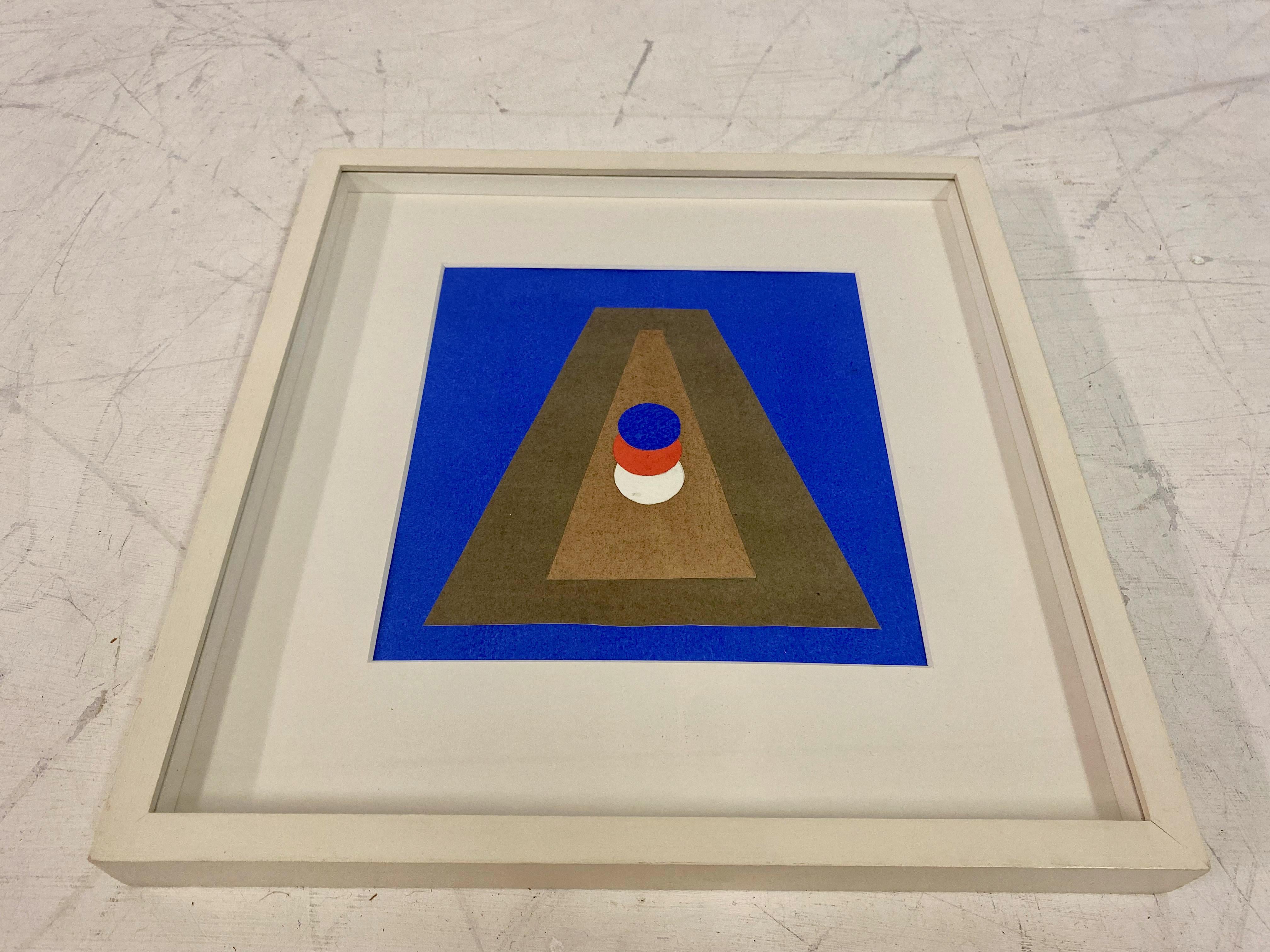 'Pyramide im Blau' 1973

By Italo Valenti (1912-1995)

Collage and gouache on paper

Collage size 23 x 22 cm

Gillian Jason label verso