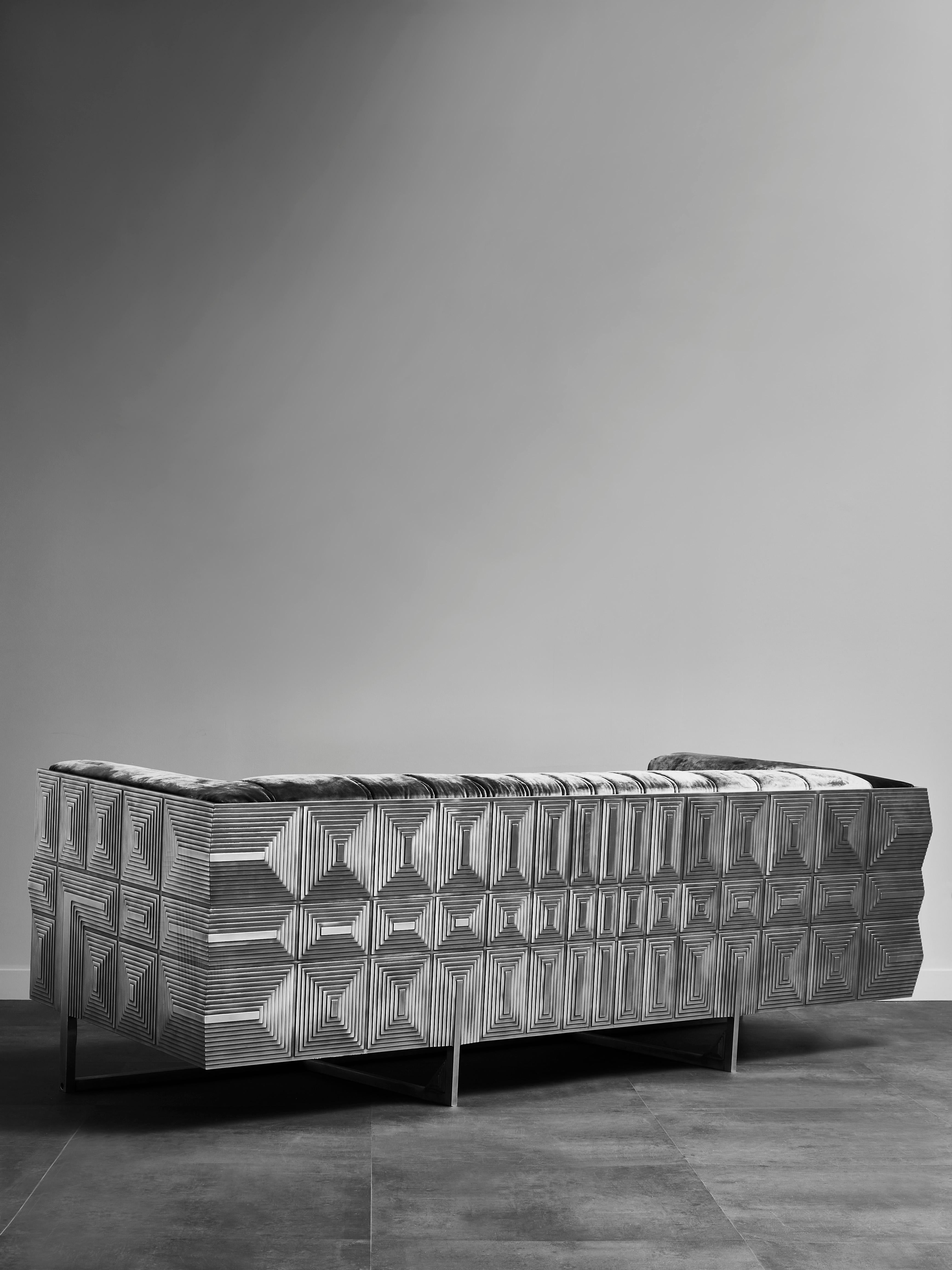 Sofa „“Pyramide“ von Erwan Boulloud (Moderne) im Angebot