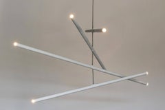 "Pyramides" Plaster Chandelier by Bourgeois Boheme Atelier