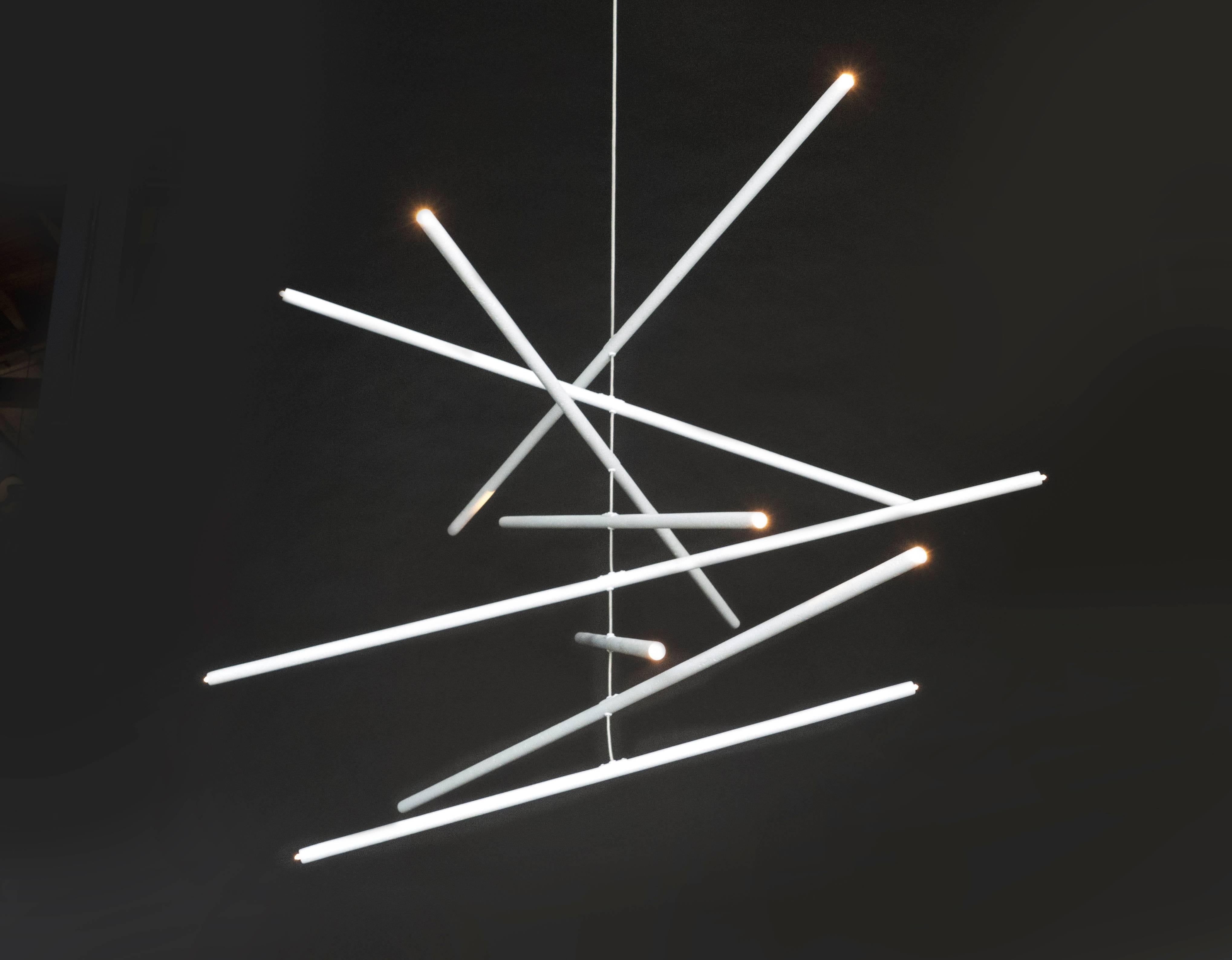 Organic Modern Pyramides Primo Chandelier by Bourgeois Boheme Atelier For Sale