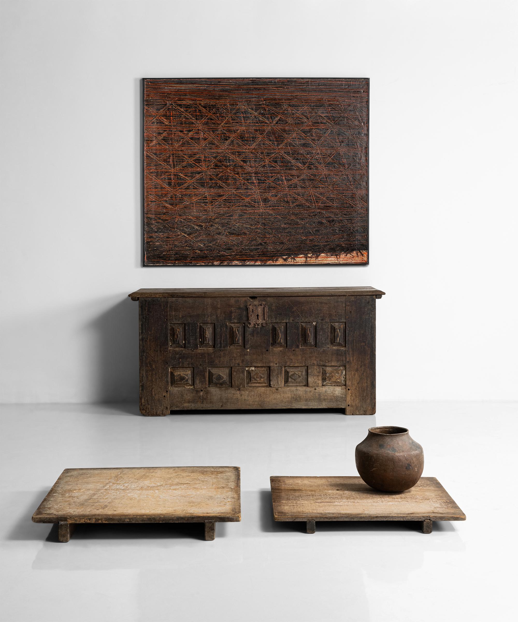 Pyrenees Coffer, Spain Circa 1700 8