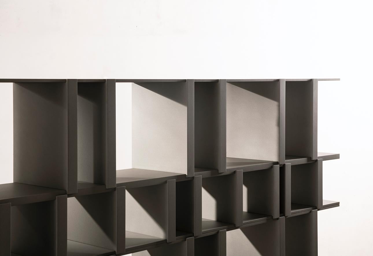 Wood Pyrite Bookshelf by Luca Nichetto