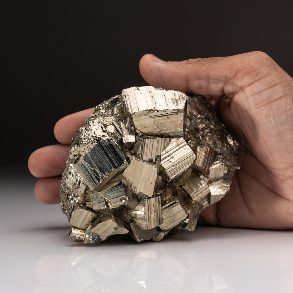 Peruvian Pyrite Cluster from Huanuco Province, Peru (2.2 lbs) For Sale