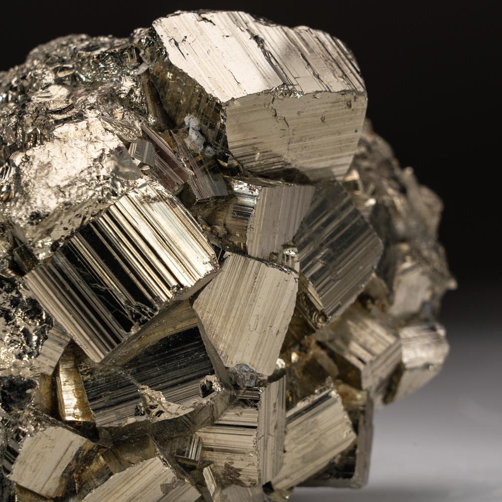 Contemporary Pyrite Cluster from Huanuco Province, Peru (2.2 lbs) For Sale