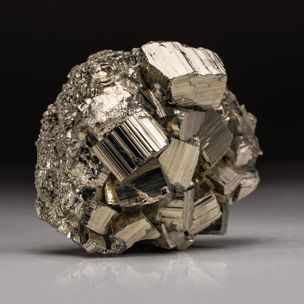 Crystal Pyrite Cluster from Huanuco Province, Peru (2.2 lbs) For Sale