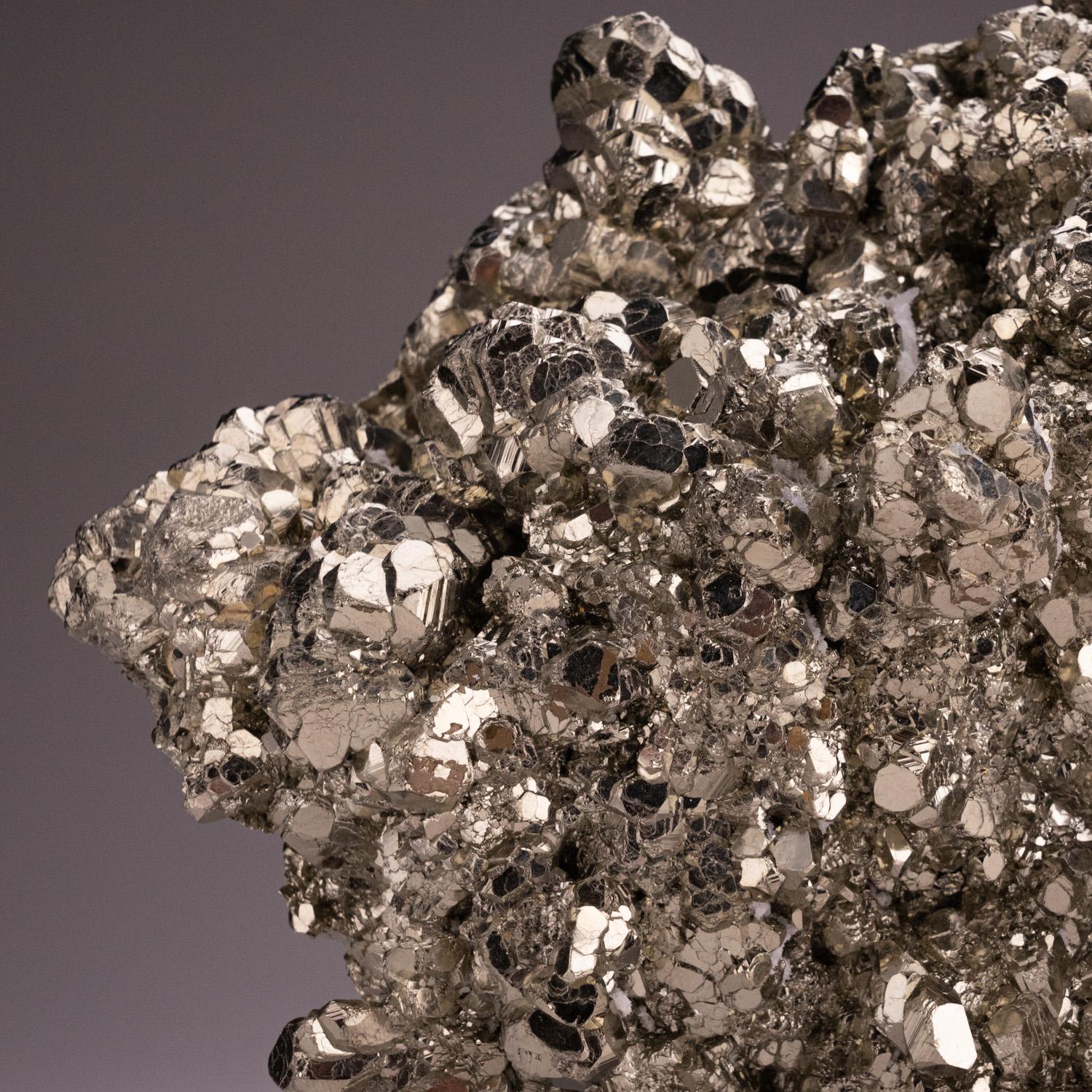 Pyrite Cluster from Huanuco Province, Peru In Excellent Condition For Sale In New York, NY