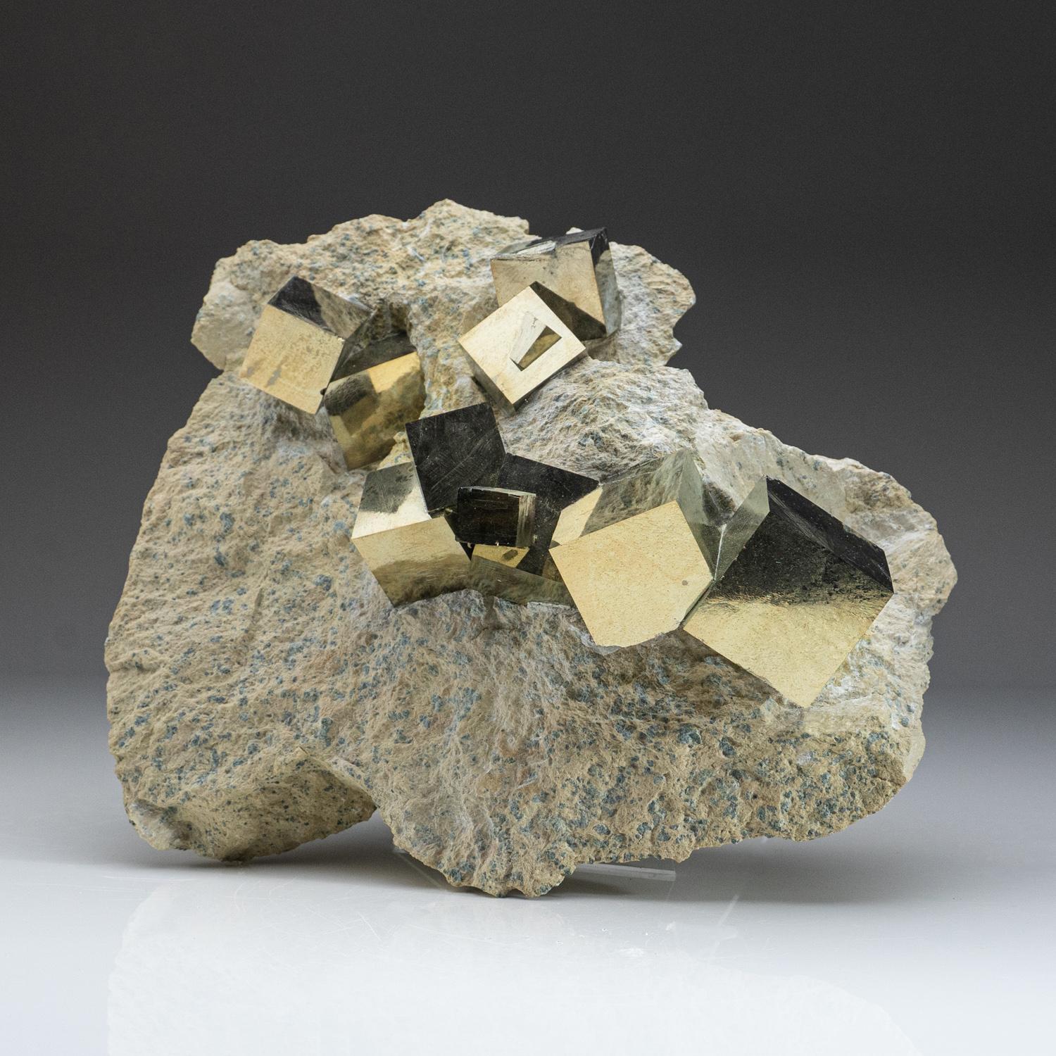 18th Century and Earlier Pyrite Clusters on Basalt From Navajun, Spain
