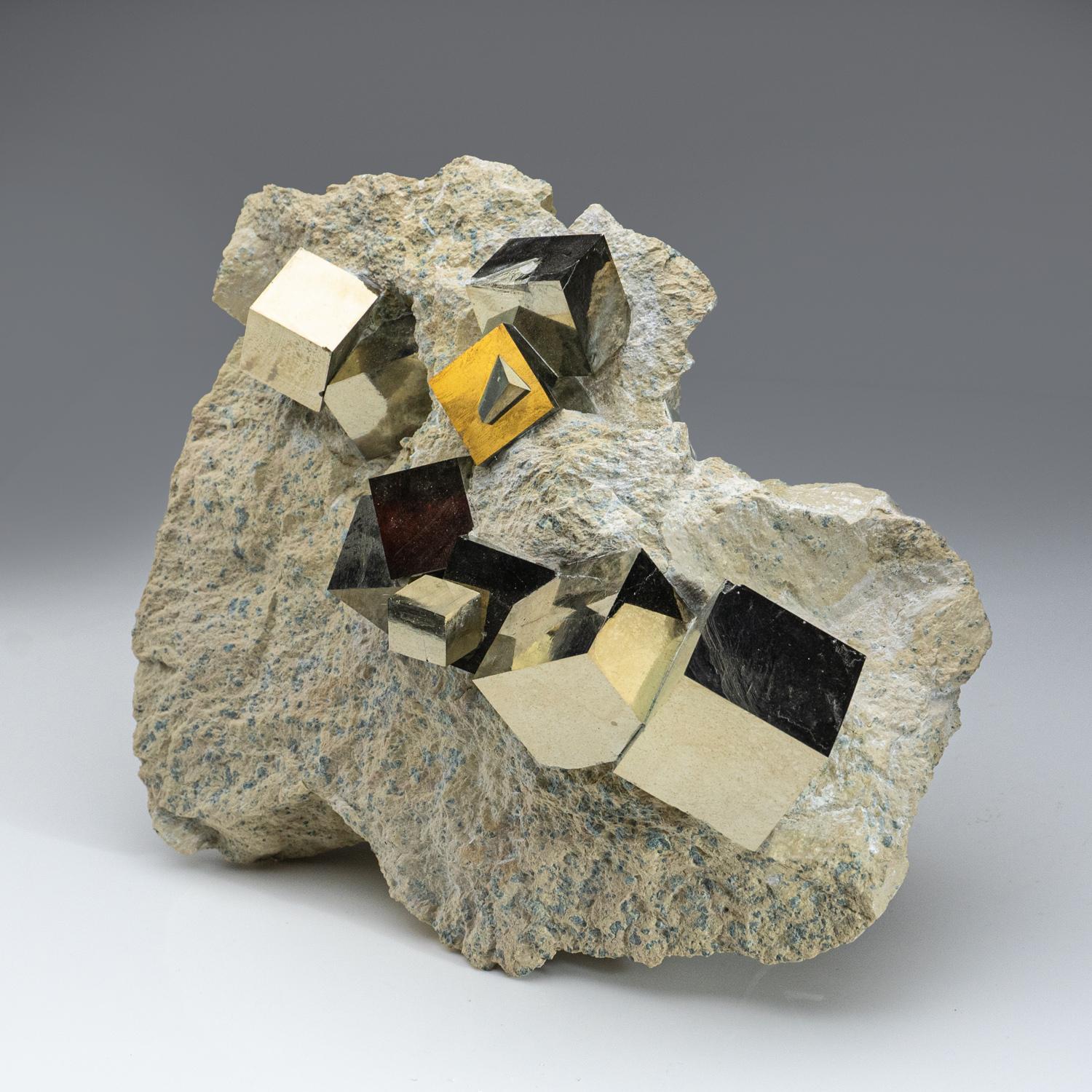 Other Pyrite Clusters on Basalt From Navajun, Spain