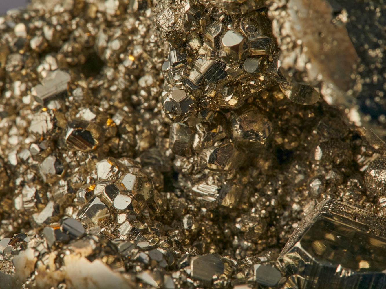 Pyrite crystal sphere For Sale 8