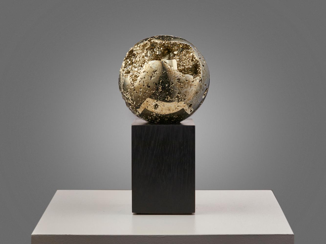Crystal Pyrite crystal sphere For Sale
