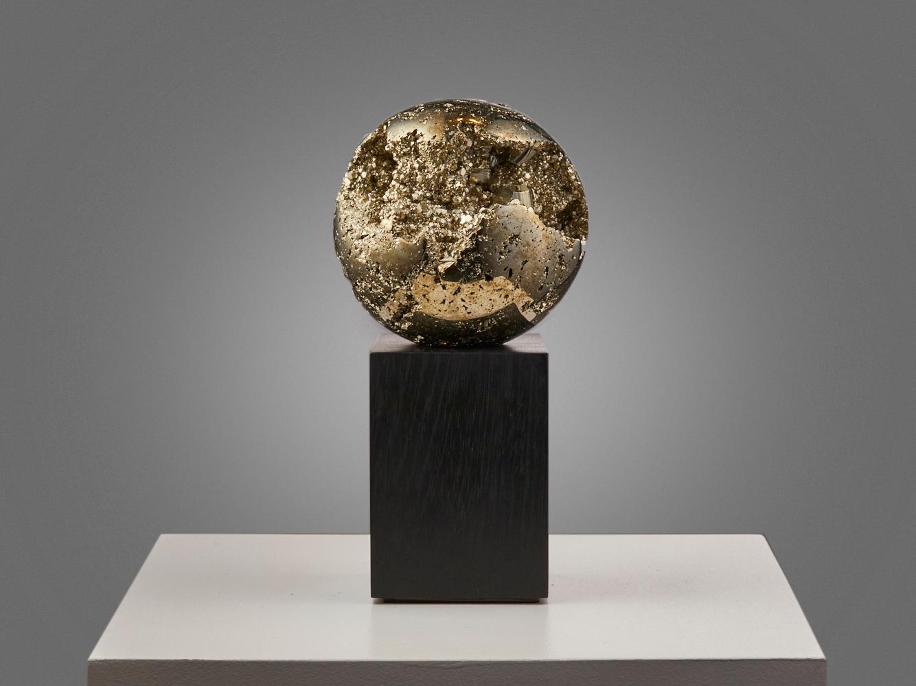 Pyrite crystal sphere For Sale 1