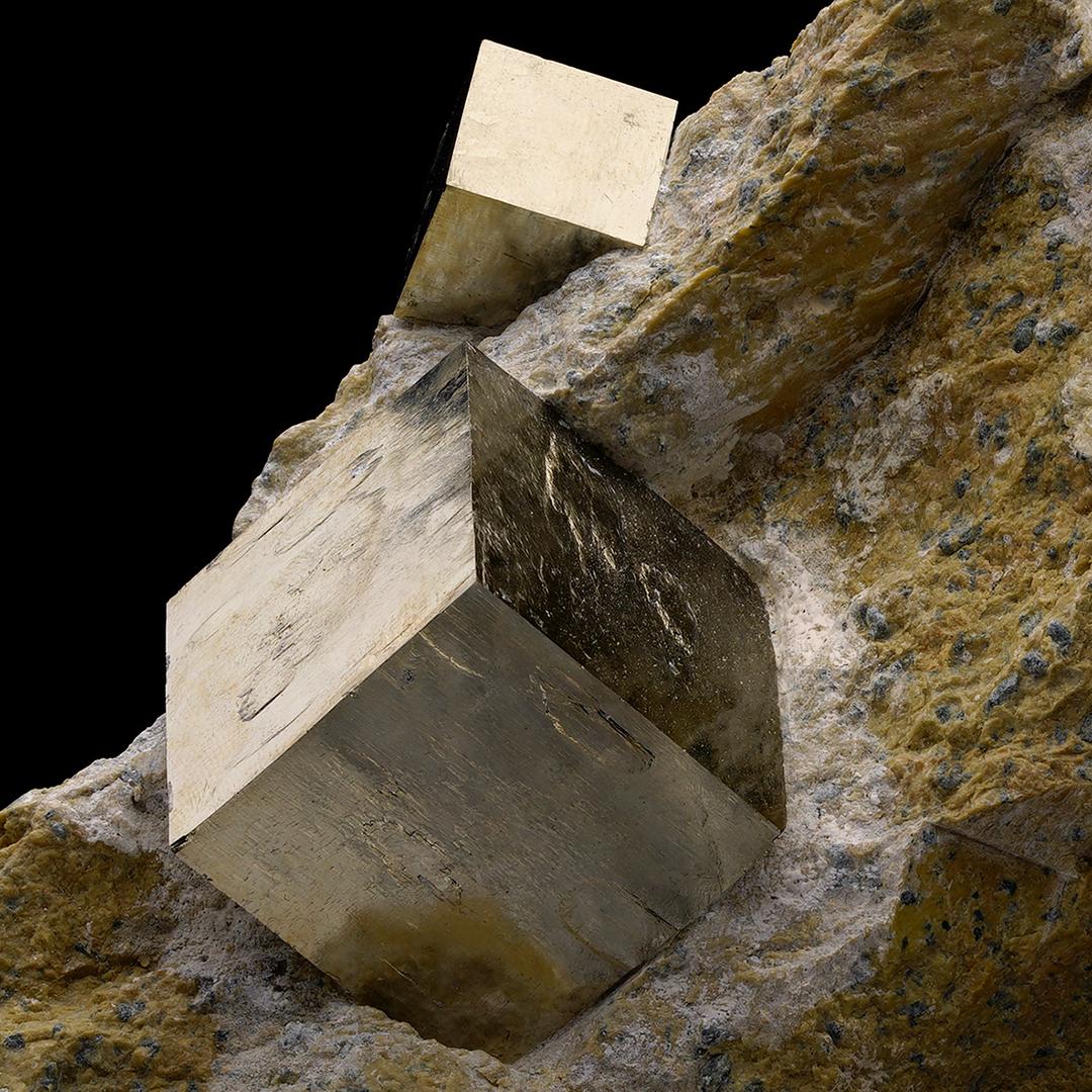 Pyrite Cubes on Matrix From Spain For Sale 2
