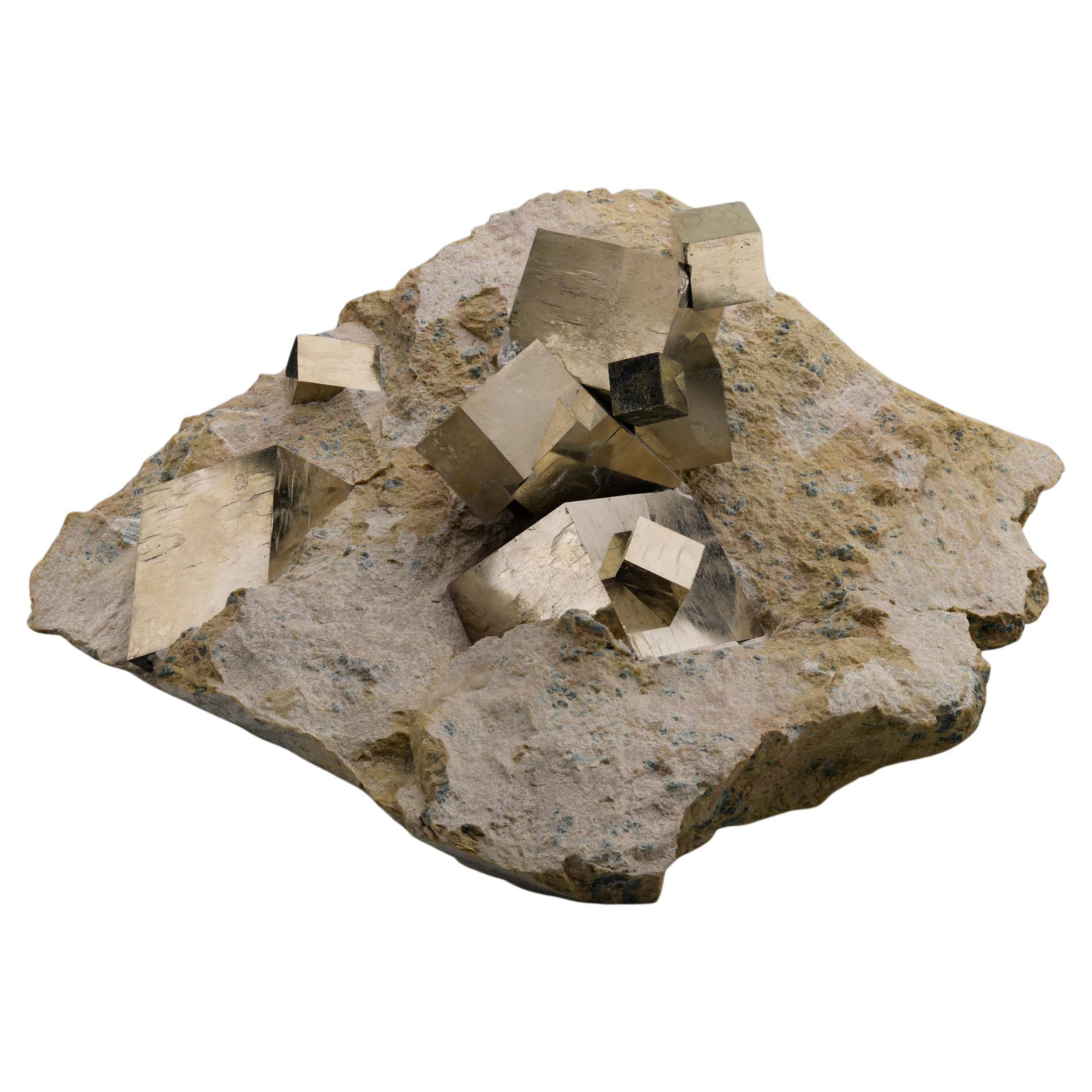 Pyrite Cubes on Matrix From Spain For Sale