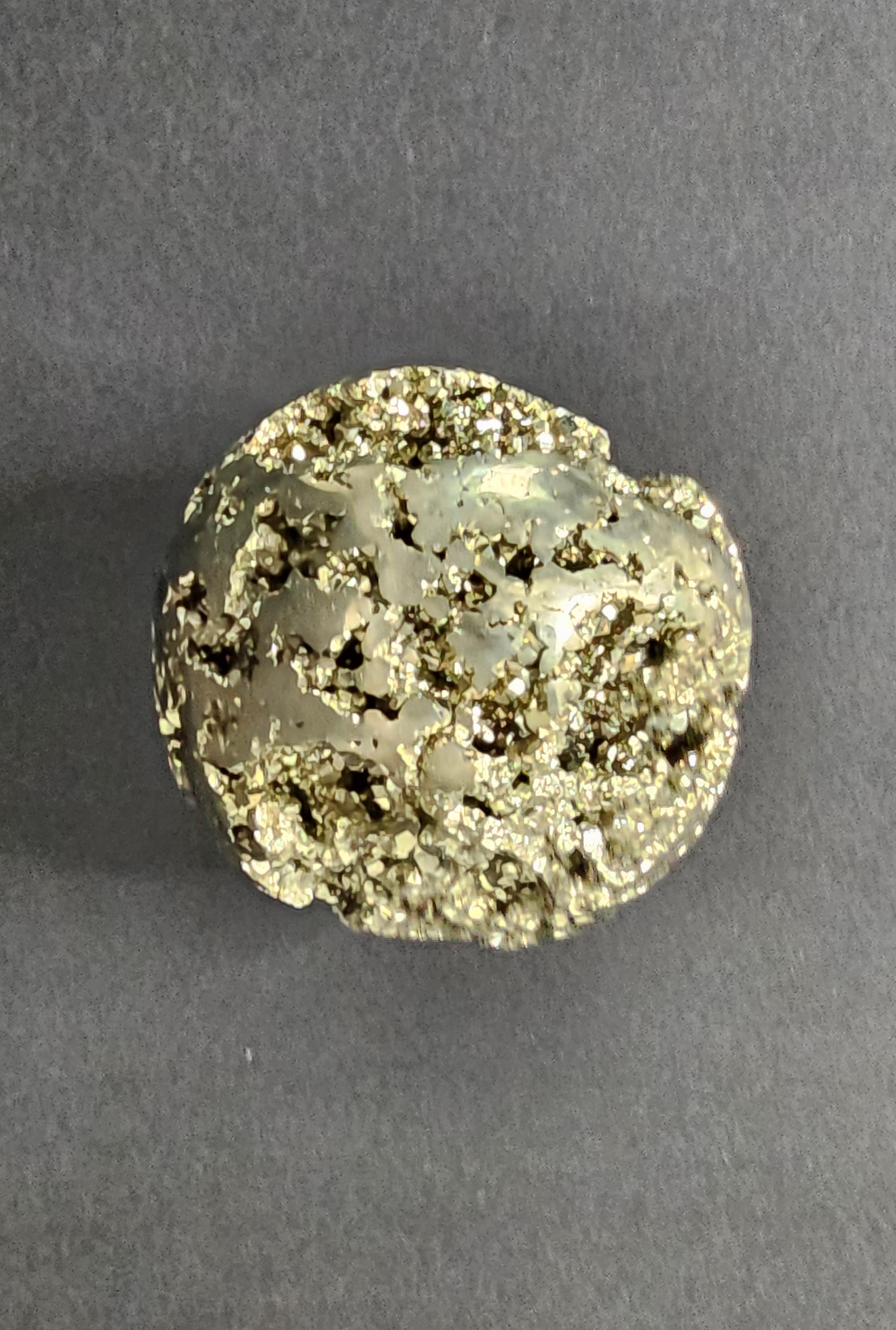 Peruvian Pyrite Fool's Gold Sphere Peru Natural Specimen 