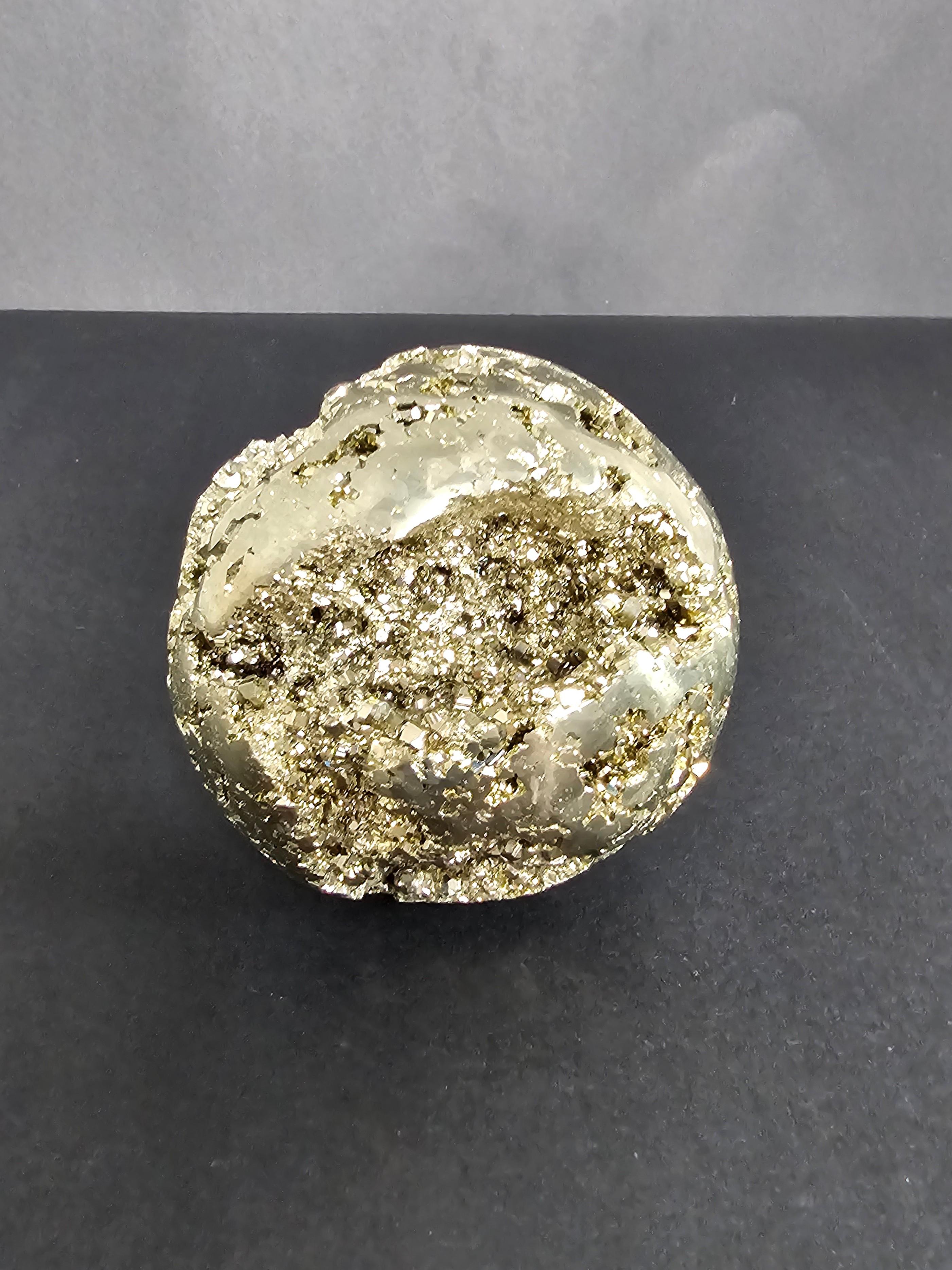 18th Century and Earlier Pyrite Fool's Gold Sphere Peru Natural Specimen 