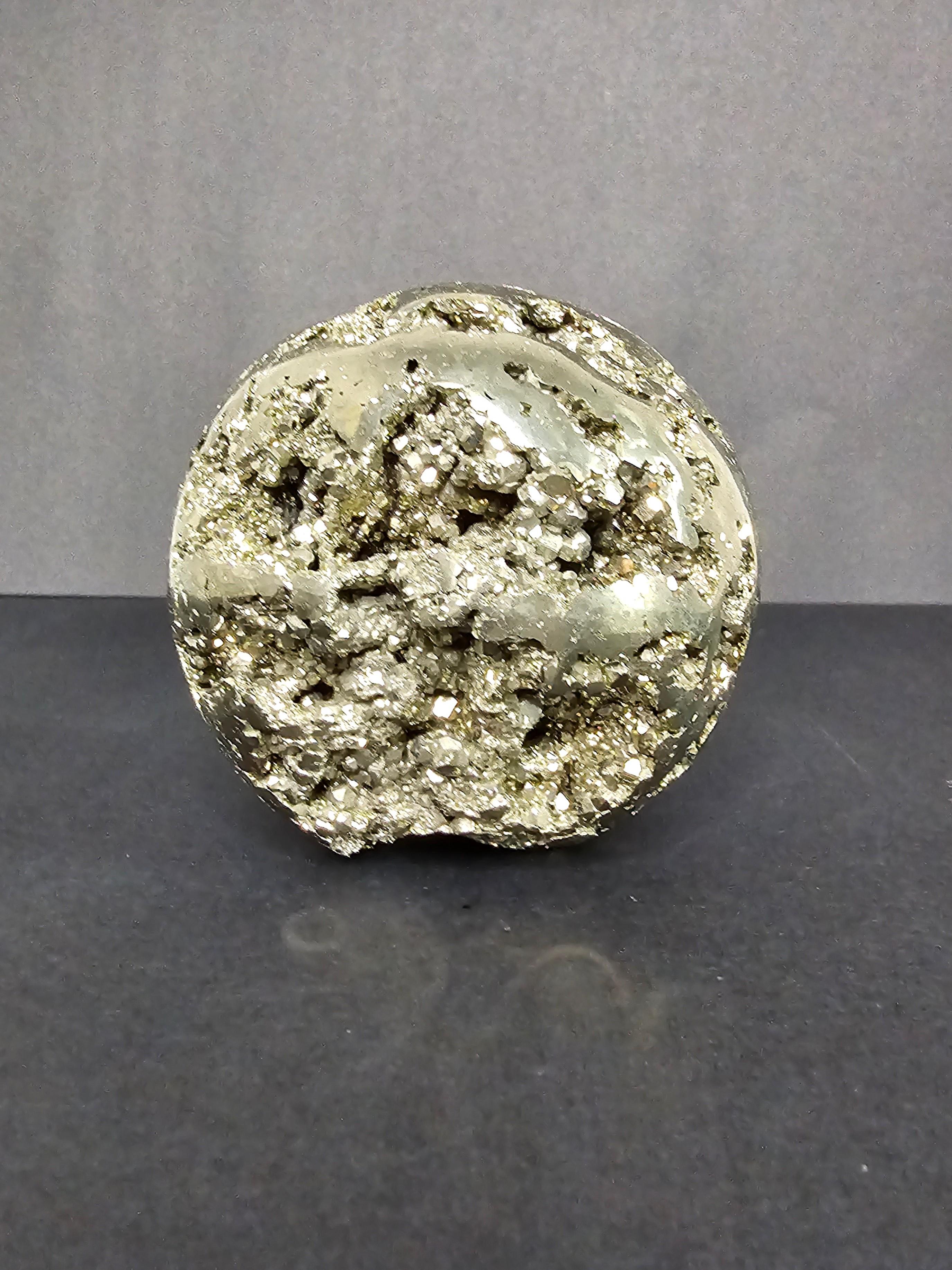 Pyrite Fool's Gold Sphere Peru Natural Specimen  1