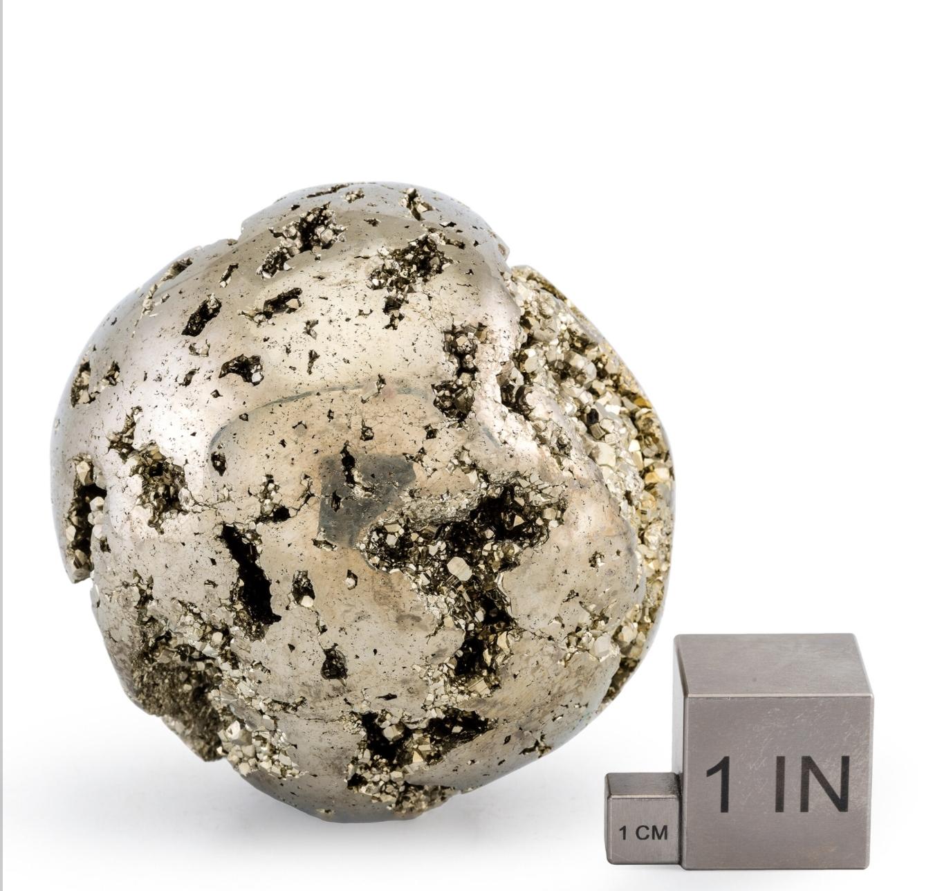 Pyrite Fool's Gold Sphere Peru Natural Specimen  2