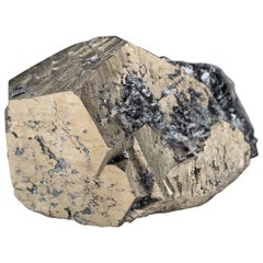 Pyrite on Hematite From Rio Marina, Elba Island, Tuscany, Italy