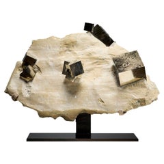 Pyrite on Matrix