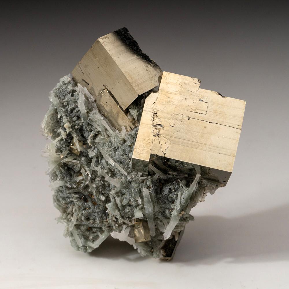 Other Pyrite on Quartz from Daye Mine, Hubei Province, China For Sale