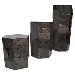 Pyrite Pedestals Set of Three