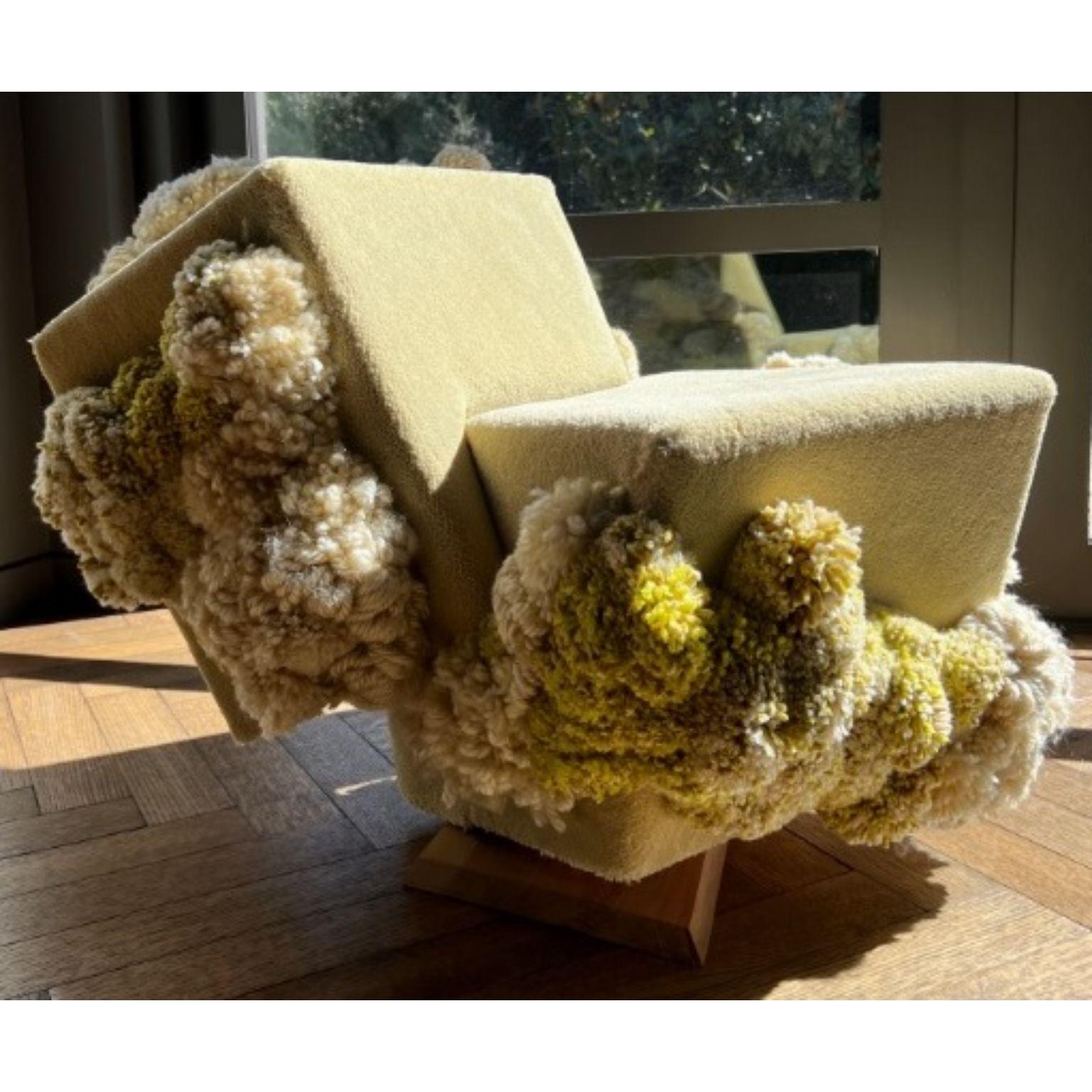 Modern Pyrite Pouf by Mary Brōgger For Sale