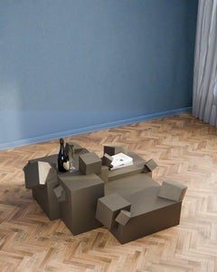 PYRITE Sets, Contemporary Coffee Table, Made in Italy