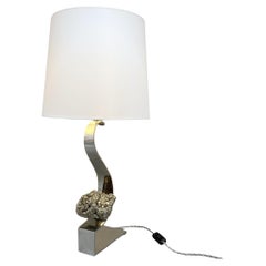"Pyrite" table lamp by Claude de Muzac, Paris, France, circa 1970