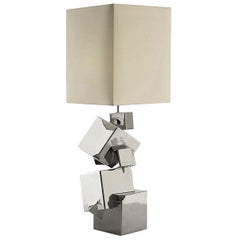 Lampada da tavolo in pirite