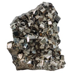 Antique Pyrite Cluster with Quartz from Peru ( 20 lbs)