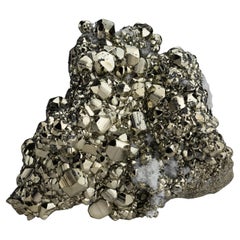 Pyrite with Colorless Quartz From Peru ( 10 lbs)